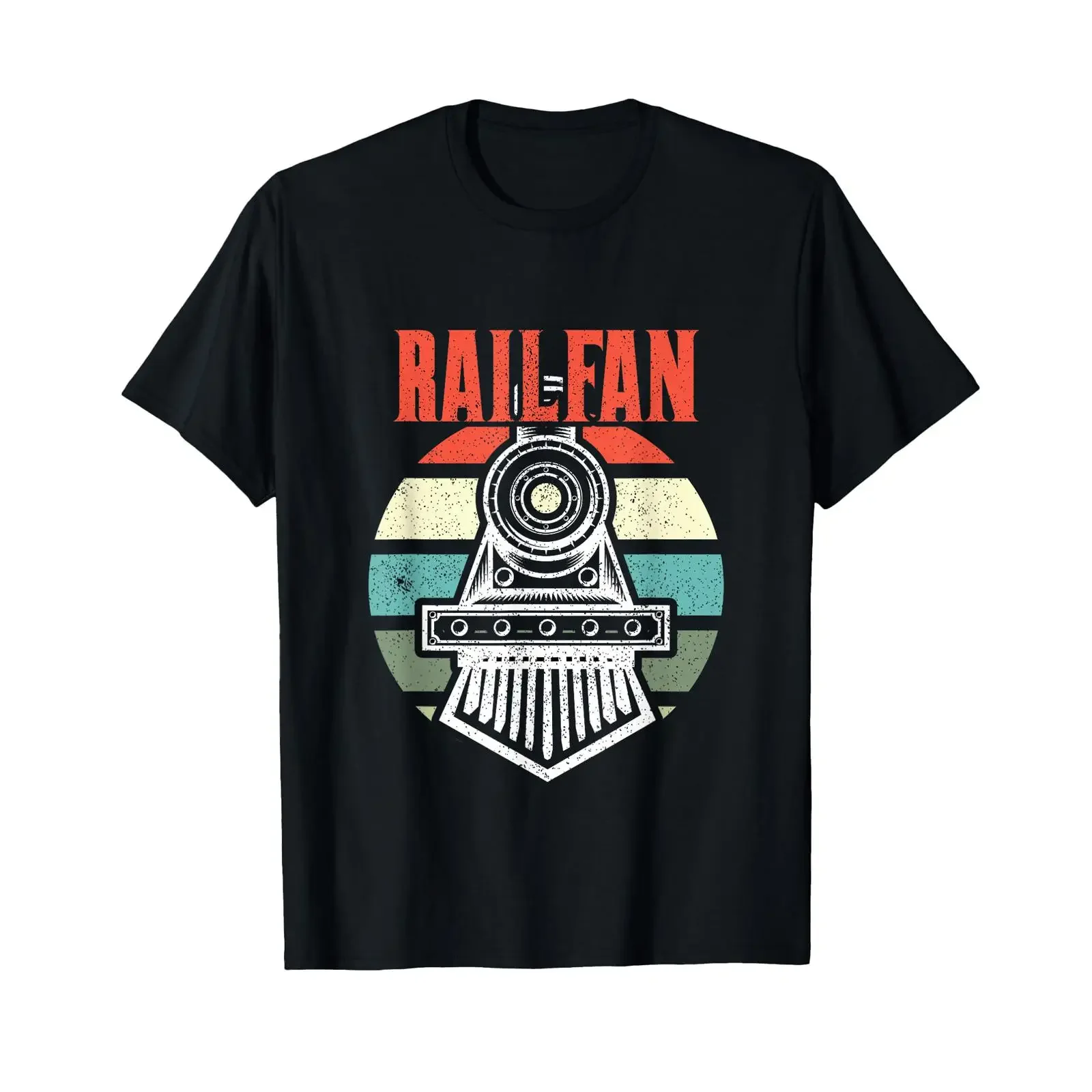 Train for Locomotive Fan T Shirt vintage Washed Versatile Stylish Stretched homme Soft fashion designer clothes graphic Unisex