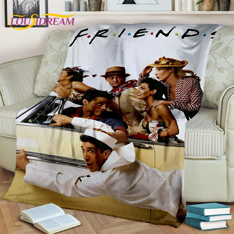 Customize Friends Classics TV 3D  Blanket,Soft Throw Blanket for Home Bedroom Bed Sofa Picnic Travel Office Cover Rest Blanket K