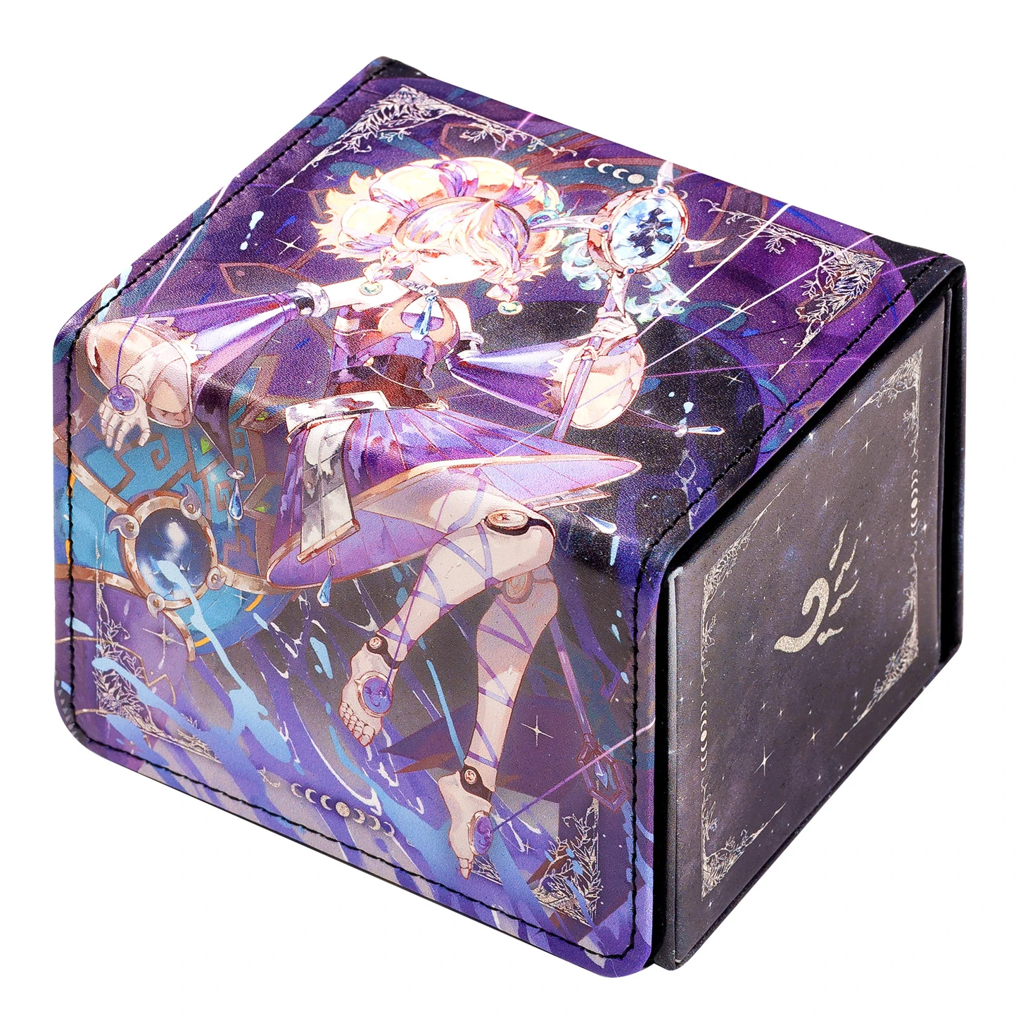 

Yugioh El Shaddoll Wendigo Deck Box Yu-Gi-Oh! OCG Trading Cards Pu Leather Collection Box 100+