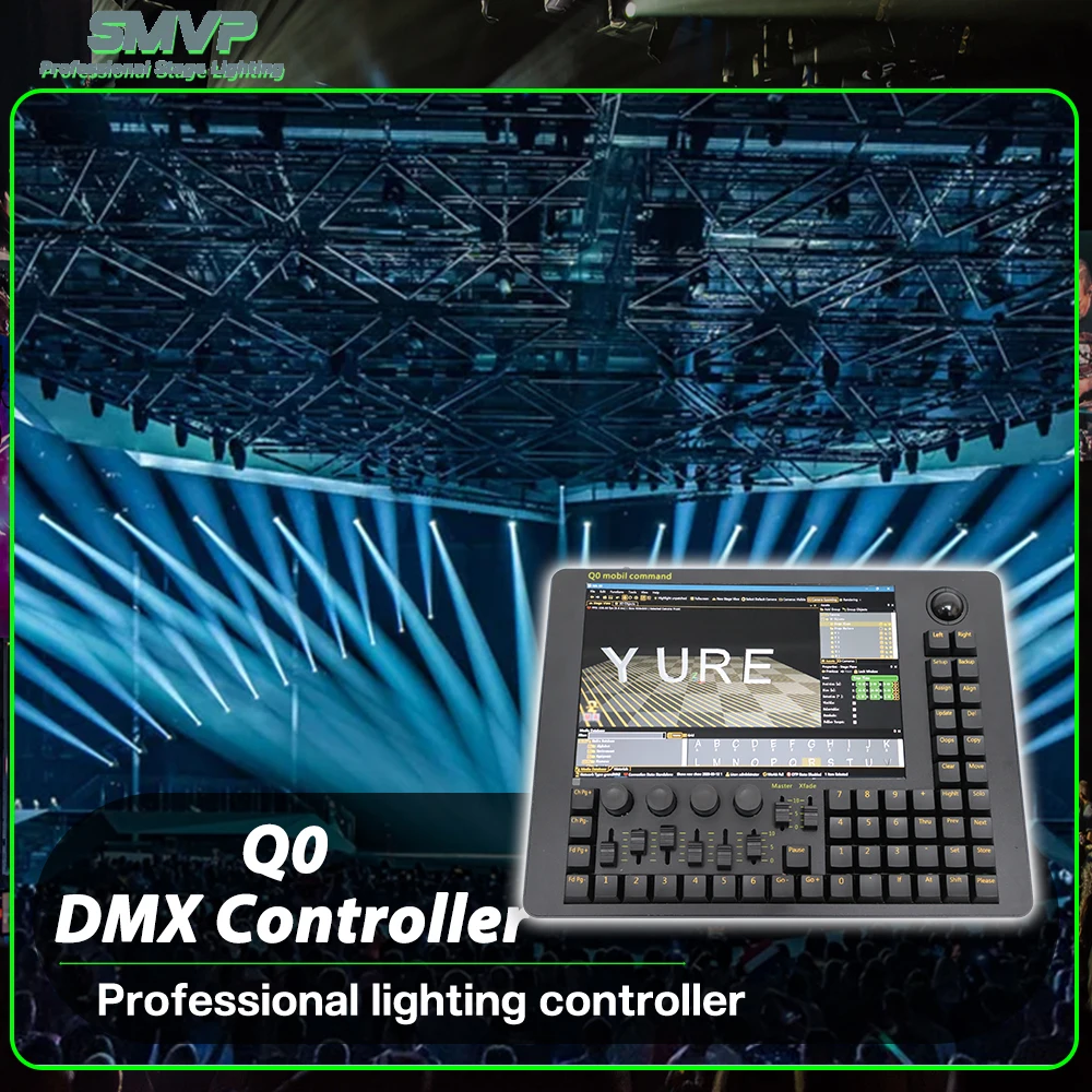 

Professional Q0 Mobile Command Wing For Stage Lighting DMX512 Console Battery Carry Bag Dj Disco Lighting Controller Device