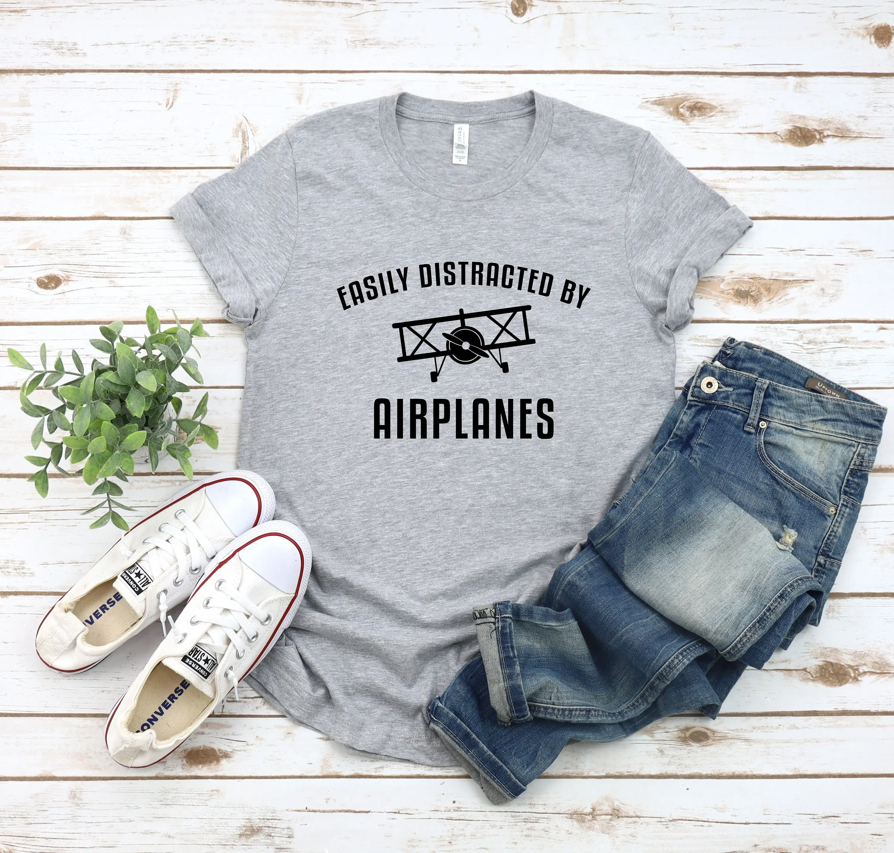 Funny Airplane T Shirt Pilot Airplanes Aviation For Spotter