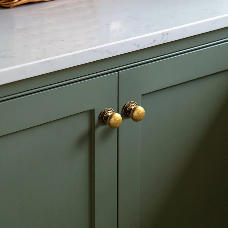 Goo-Ki Antique Brass Drawers Knobs with Backplate Vintage Retro Zinc Alloy Cabinet Knob Luxury Cabinet Kitchen Pull Hardware