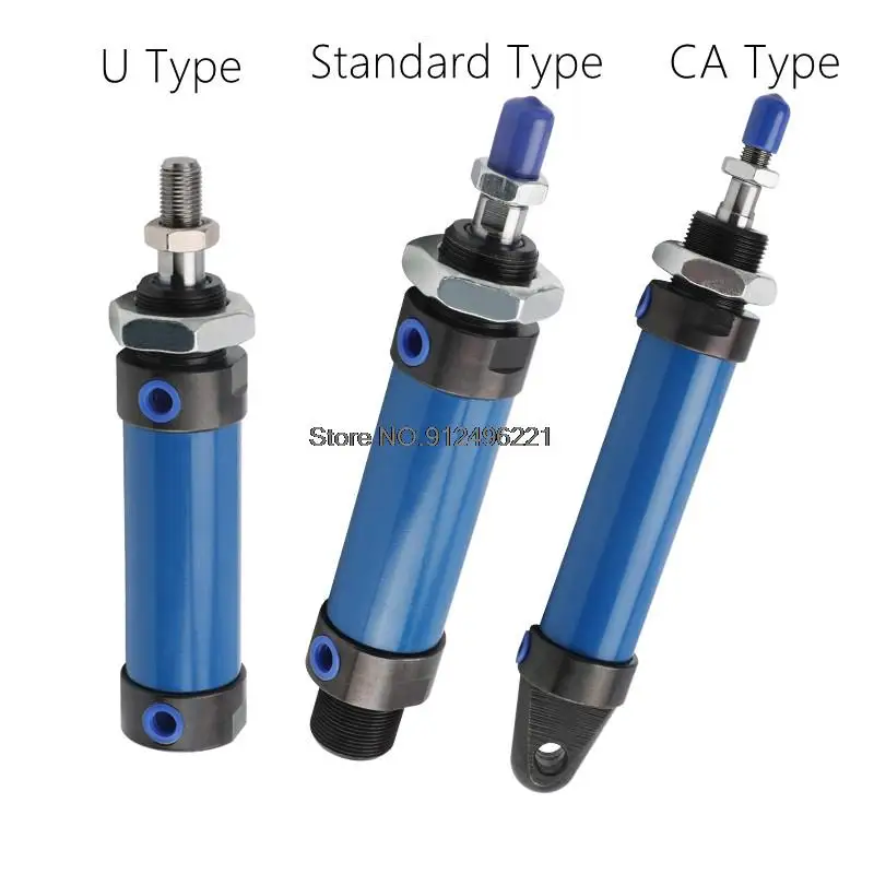 ROB ROA ROC Bore 20mm Stroke 25mm Stroke 25-300mm Mini Oil Pressure Cylinder Hydraulic Pressure Cylinder