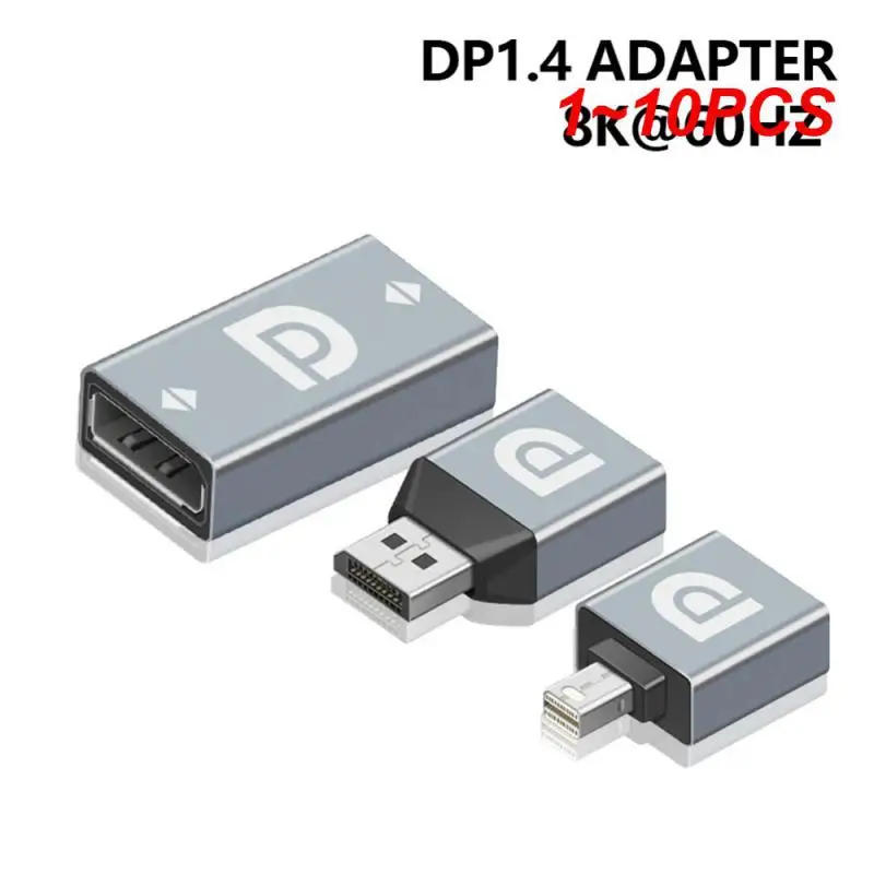 1~10PCS Mini Display Port DP 1.4 HDTV-compatible Adapter Converter Female to Male 8K 60Hz 4K Video For Laptop Computer Monitor