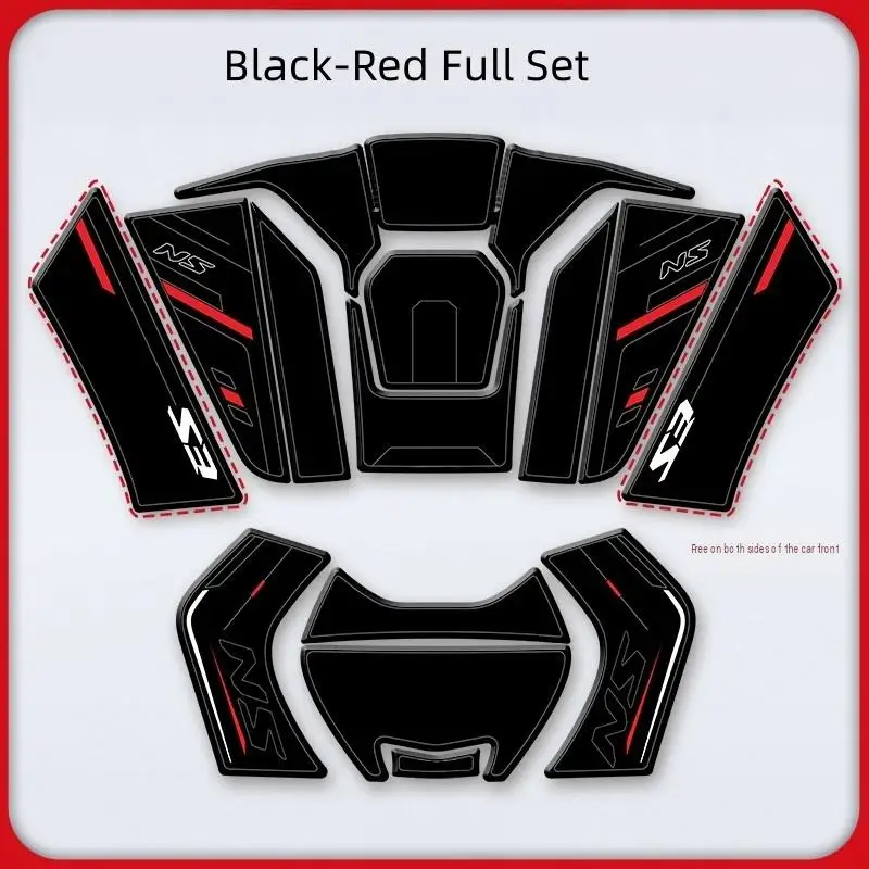 For Honda NS150ES 2026 Rubber Tank Protective Sticker Shock‑Absorbing Anti‑Abrasion Non‑Slip Decals Mod Accessories