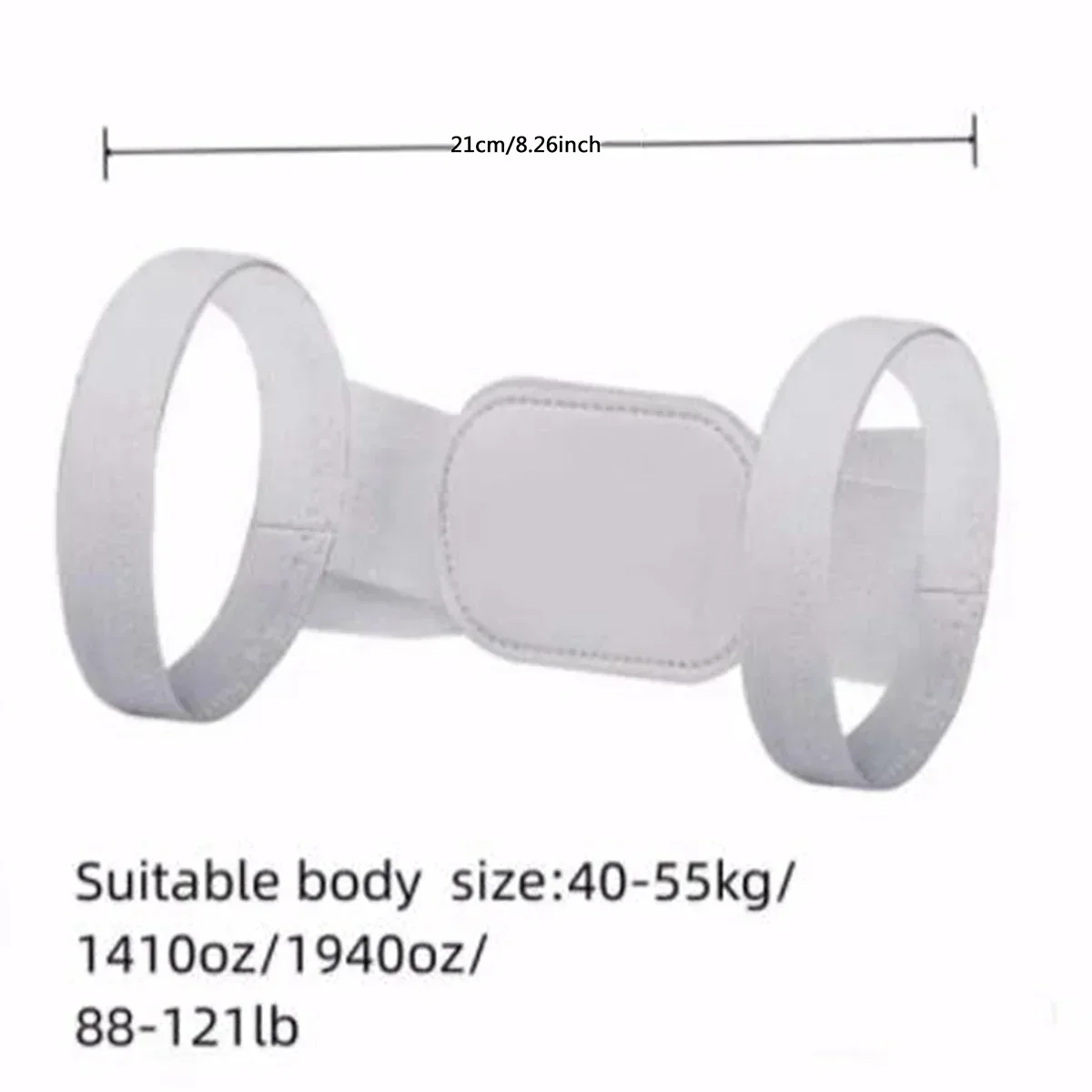 حزام مصحح وضعية الظهر قابل للتعديل على الكتف والرقبة والعمود الفقري لإعادة تشكيل الجسم لتصحيح وضعية العمود للنساء والرجال