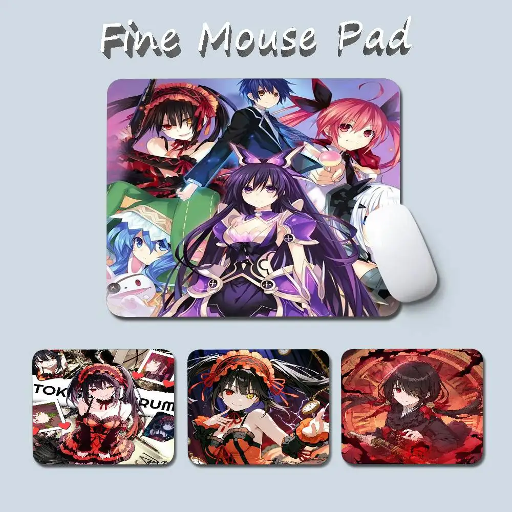 

1pc Tokisaki Kurumi Anime Date A Live Mouse Pad 25X29 Small Computer Office Game Table Mats Rubber Anti-slip Mousepads Desk Pad