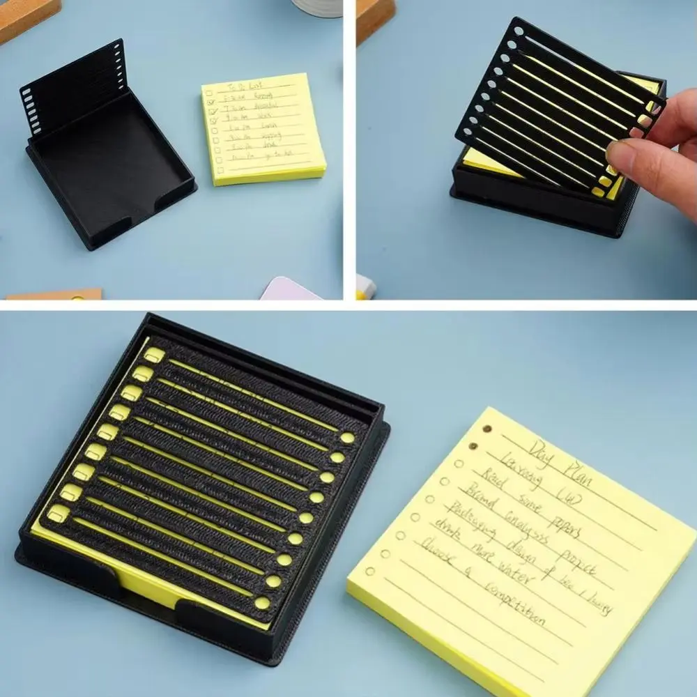 Drawing Template Sticky Note Holder To-Do List Daily Planner Note Holder Self-sticky Notes Stationery Storage Desk Organizer