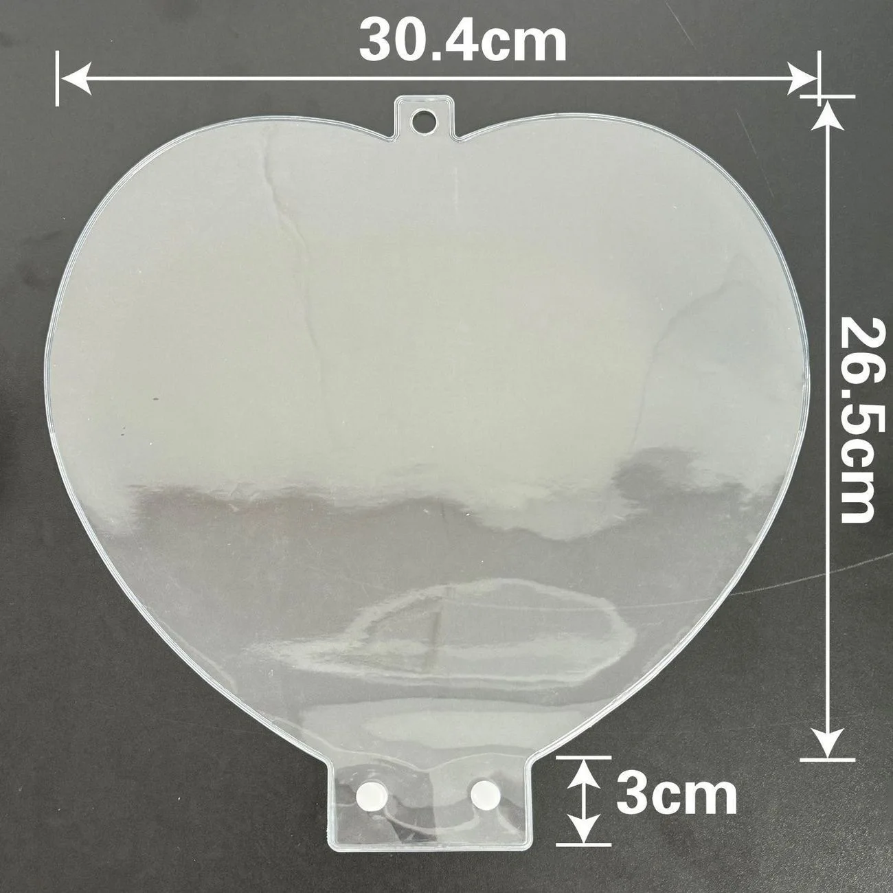 Big Small Transparent Heart Circular-Shaped King Fan Protective Cover Waterproof Idol Supporting Fan Sleeve