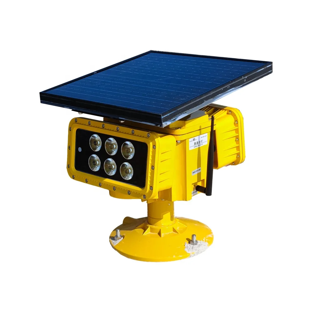 

Wireless Airfield Lighting System Solar Powered LED Airport Runway Lights