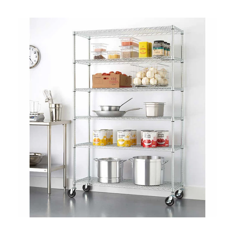 Industrial Wire Shelf Durable 6-Layer NSF