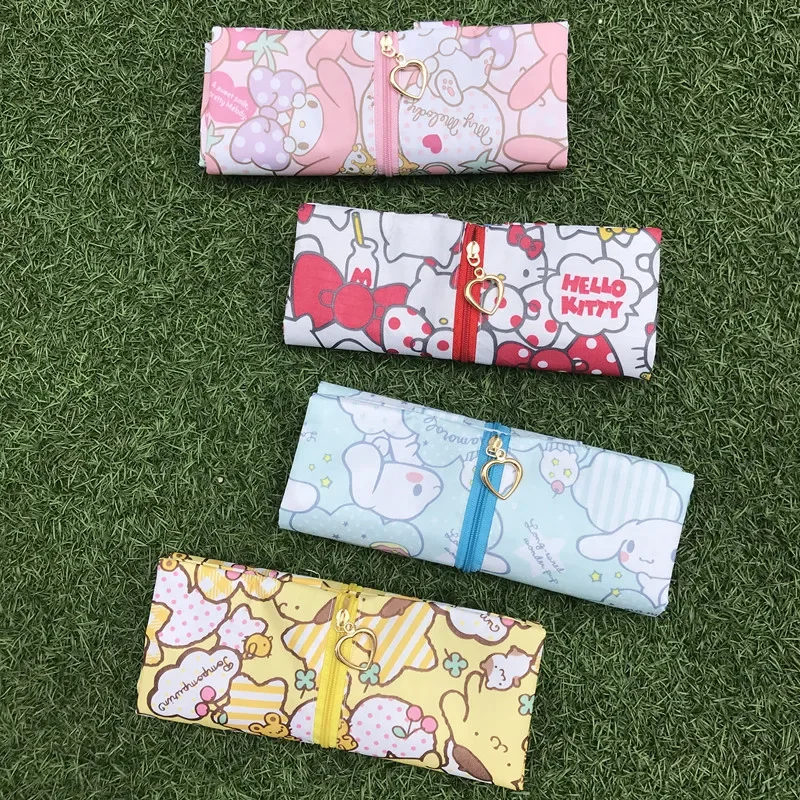 Saco de Sapato Sanrio Kawaii Olá Kitty, Desenhos Animados, Cinnamoroll, Viagem, Impermeável, Tecido Oxford, Capa, Casa, Dustproof, Armazenamento