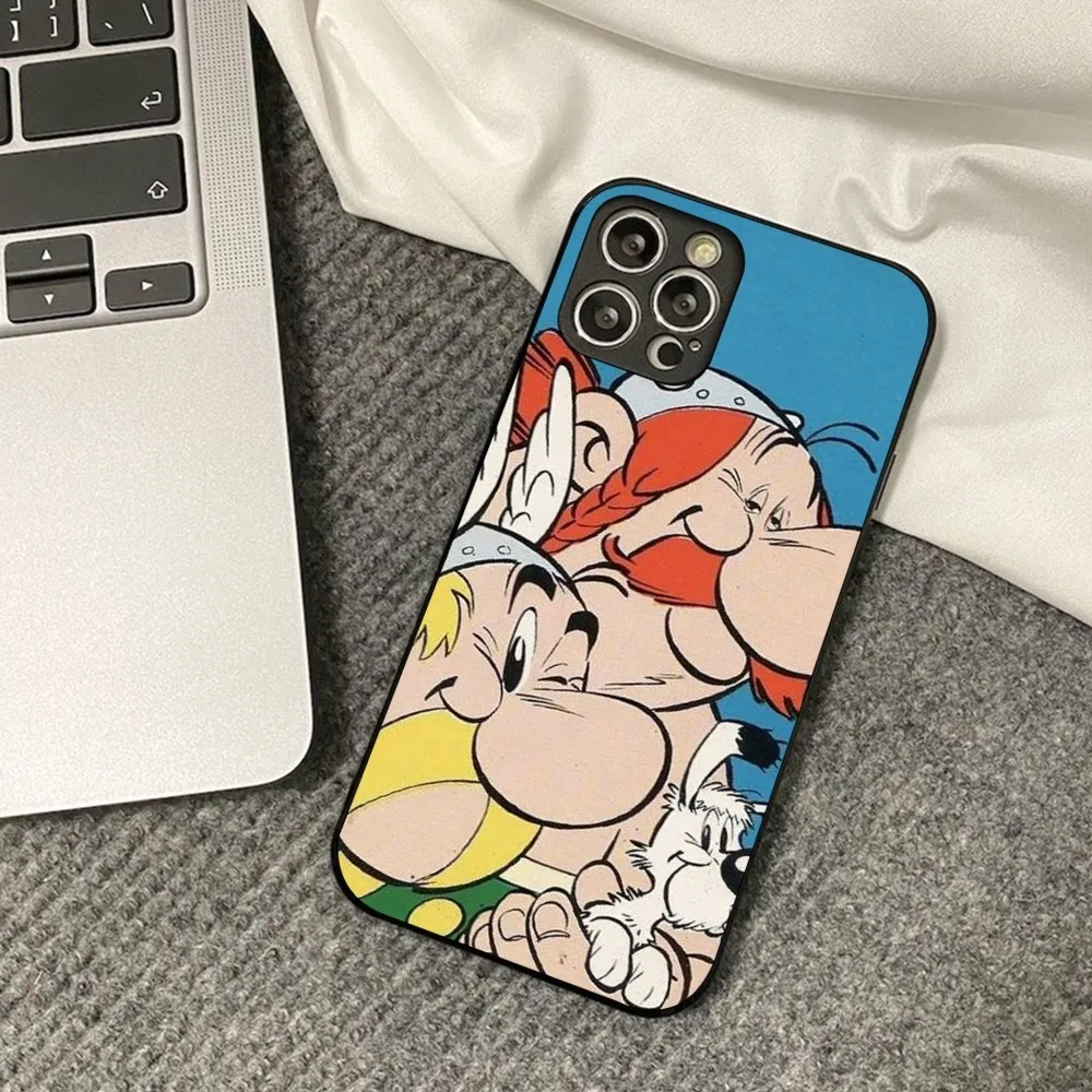 Asterix O-Obelix Phone Case For iPhone 15 6 7 8 Plus 11 12 13 14 Pro SE 2020 MAX Mini X XS XR Back Funda Cover