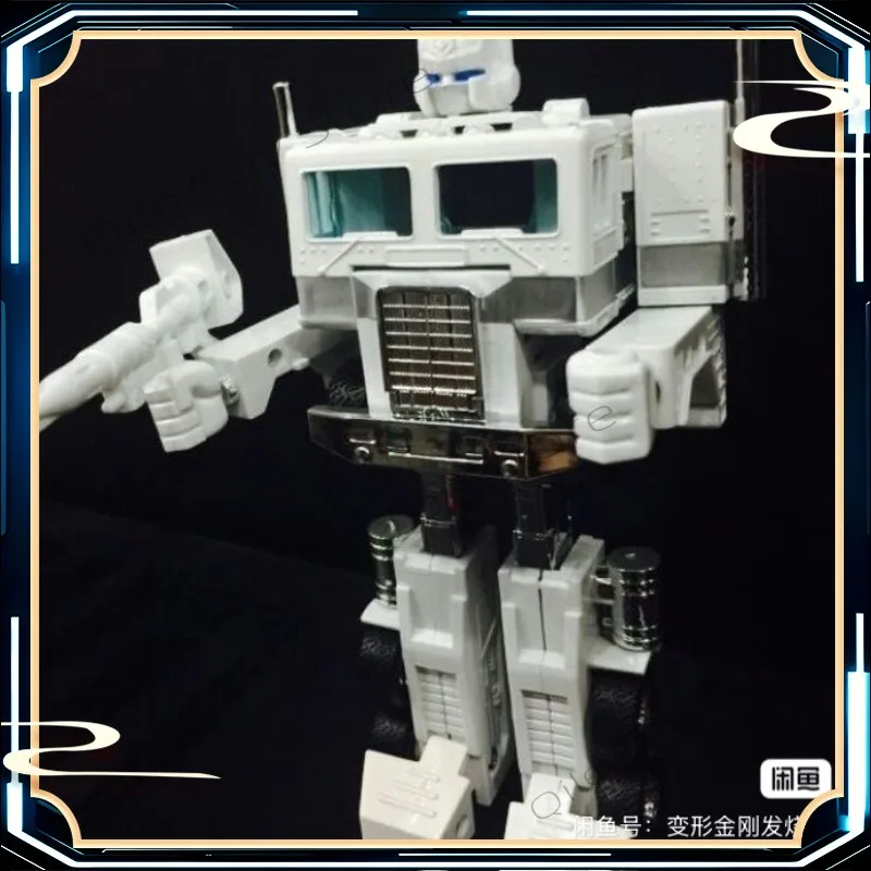 En Stock, juguetes transformados, comandante líder automático con carro, cuerpo de Metal, réplica G1 OP, edición limitada roja y blanca KO