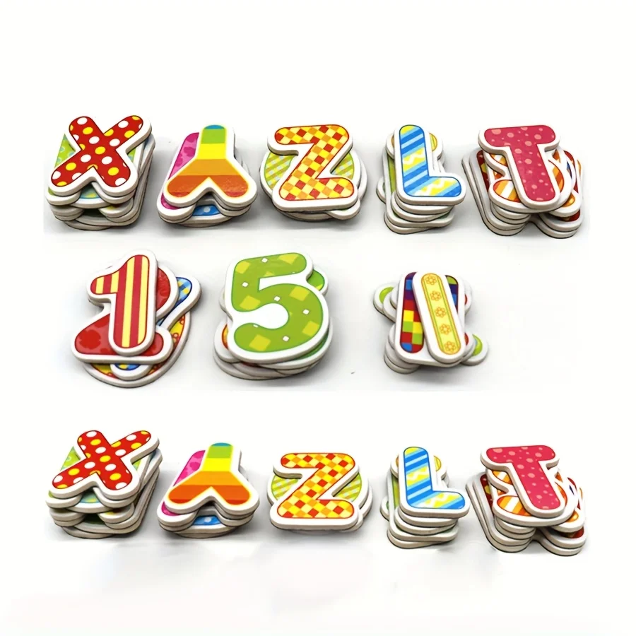 Magnetic Letters Numbers Refrigerator Magnet Alphabet Digit Fridge Magnets Uppercase Lowercase Math JXB