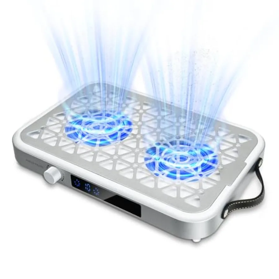 

Профессиональный пылесборник для ногтей, пылесборник для ногтей, 1600PA, портативный светодиодный экран, 10 скоростей, одноразовые фильтрующие бумаги, 30 шт. Moder