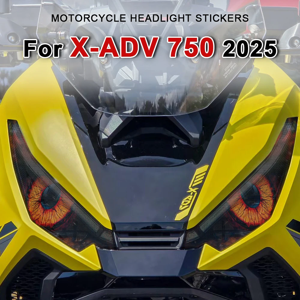 

Motorcycle Headlight Stickers Accessories For Honda X-ADV 750 XADV750 X ADV XADV 750 2025 Motorbike Headlamp Protective Decals