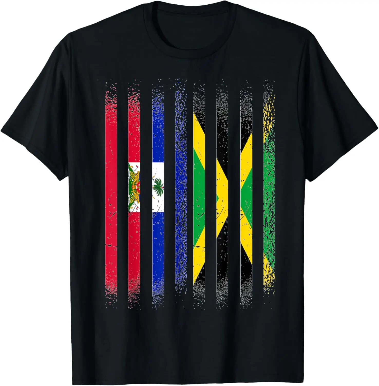 Haitian Jamaican Hispanic Heritage Month Haiti Patriot Grown T-Shirt