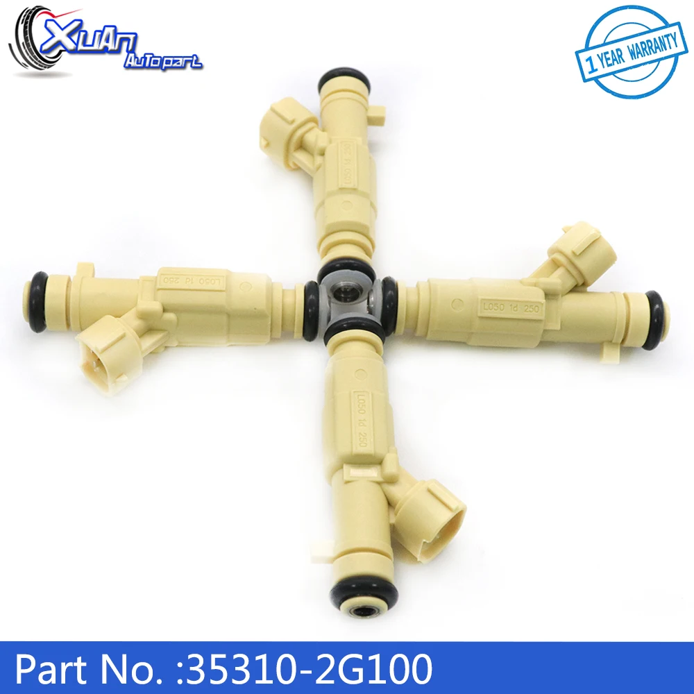 XUAN Car Fuel Injectors Nozzle 35310-2G100 for Hyundai Tucson 2.0L 2011-2013 for Kia Forte Koup 2.4L 2010-2012 353102G100 FJ1082