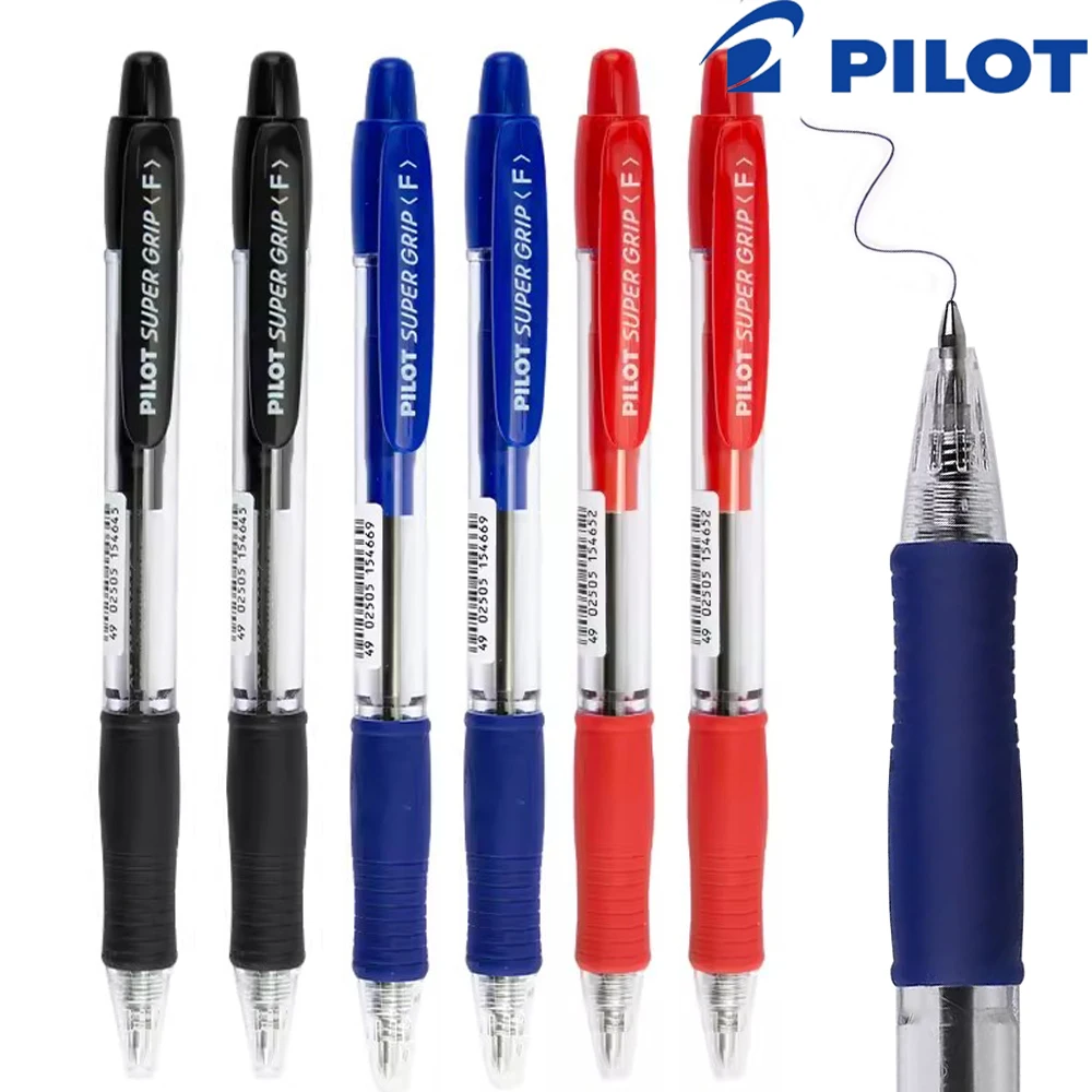 12Pcs Japan Pilot Ballpoint Pen BPGP-10R-F Push-type Rollerball Pen 0.7mm Gel Pens for Writing School Supplies Kawaii Stationery