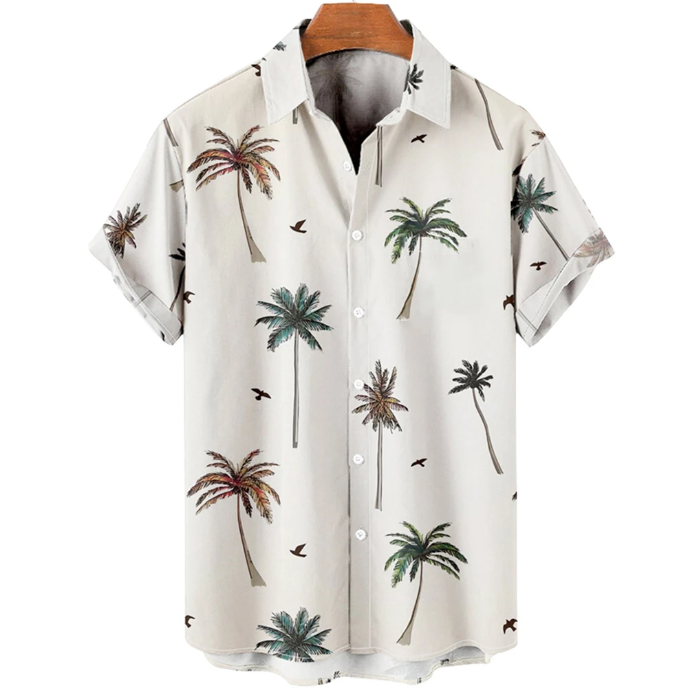 3D Fruit Print Short Sleeved Quick Hawaiian Shirt Men'sdrying Beach Shirt Men's Oversized Outdoor Shirt Men's Casual Shirt