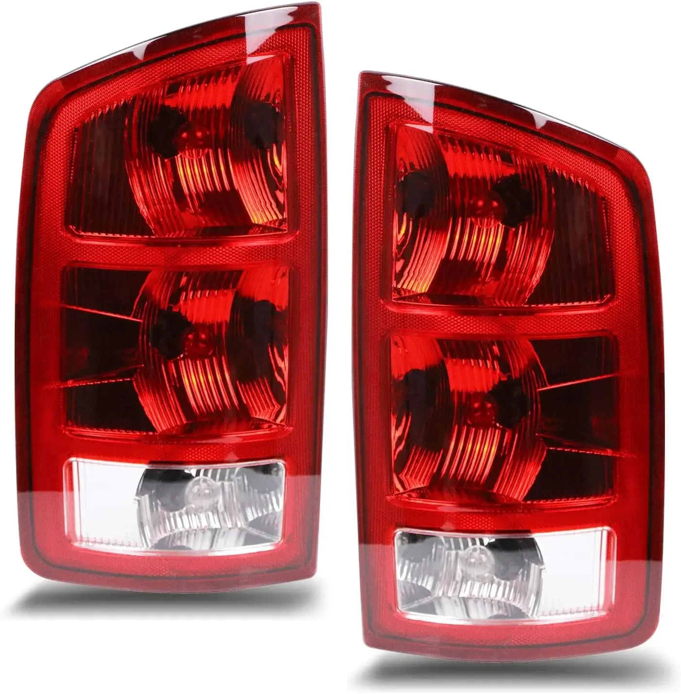 

Tail Lights Assembly Compatible With 2002-2006 Ram 1500 2500 3500 Pickup Driver and Passenger Side Taillights Brake Signal