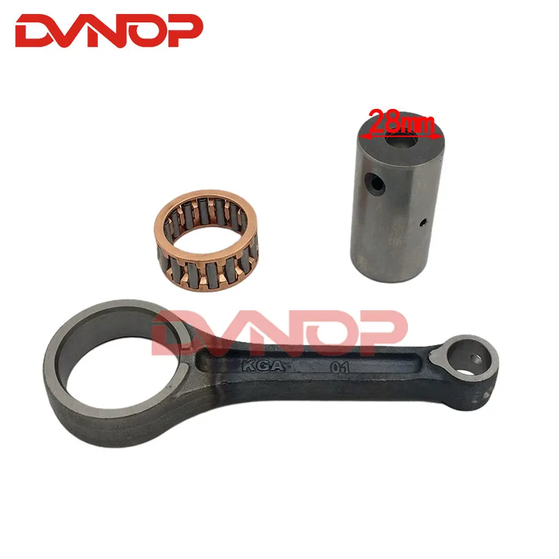 Motorcycle CG150 13mm pin crankshaft connecting rod for Honda CG125 150cc CG 150 con rod with needle bearing (piston pin 13mm)