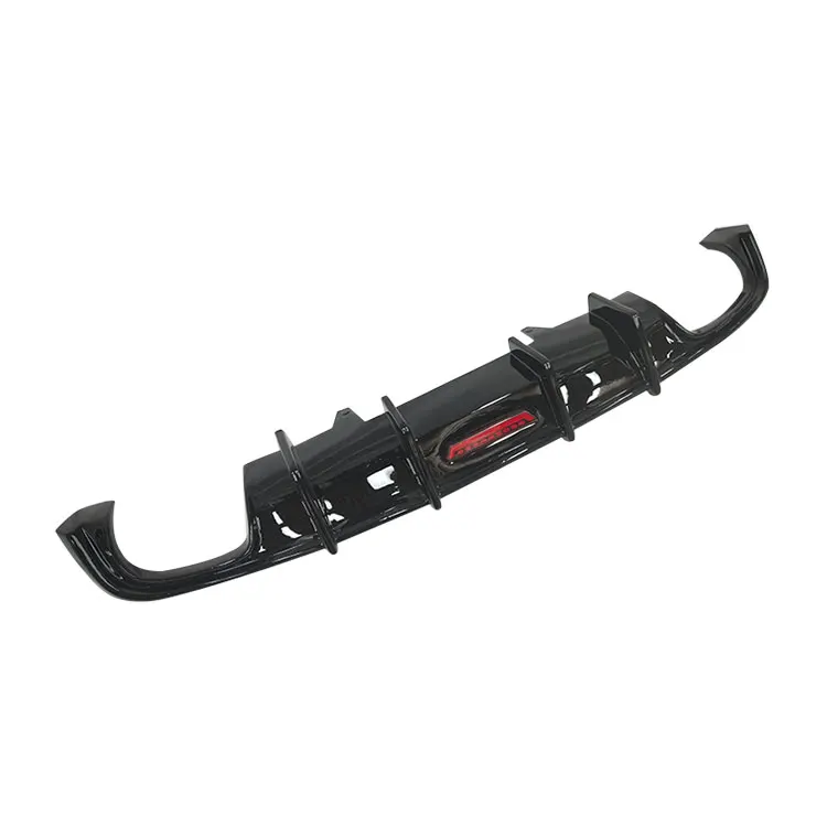 STLFKB Style ABS Black Rear Lip Diffuser for Audis A4 B9 Sports 2017-2019 Rear Bumper Replacement