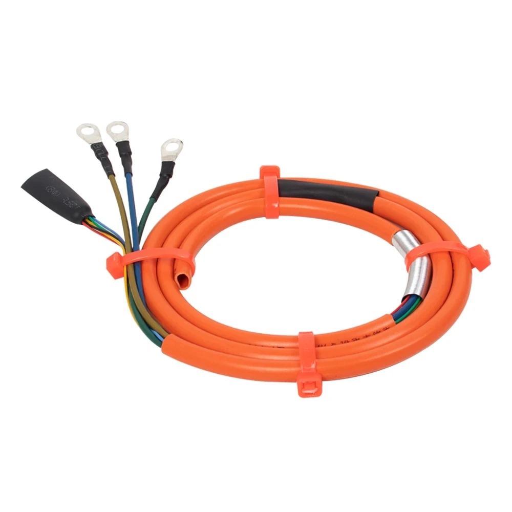 Motor Cable For Electric Scooter with 3 Motor Phase Wires 5 Hall Senor Wires Connector Durable Tyre Wire Line Accessories