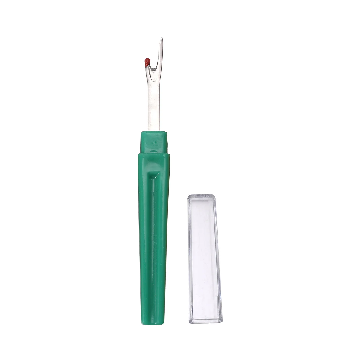 12 Cm Embroidery Stitch Picker Seam Ripper Thread Clear Cap Protect Fabric Easy Use Life Quality Plastic Handle