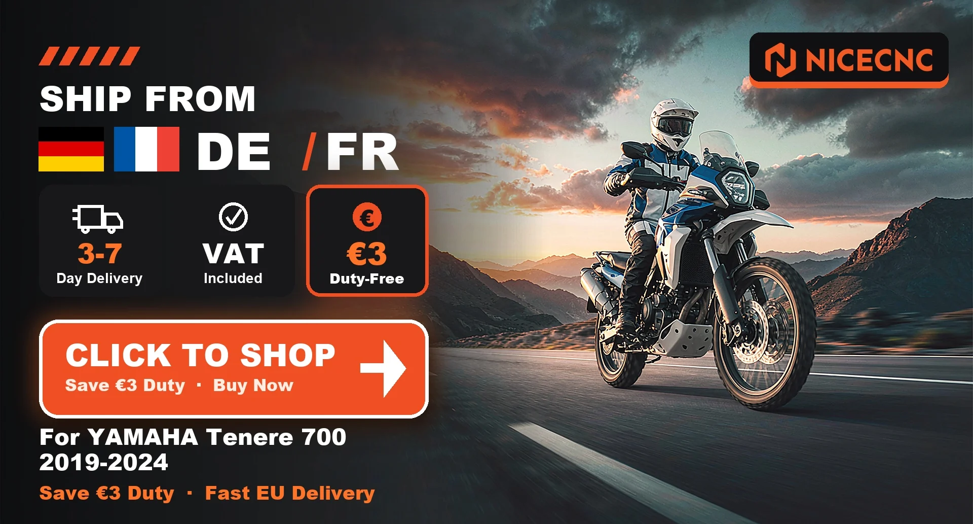 NICECNC Für Yamaha Tenere 700 2019-2024 Navigation GPS Halterung Für Aprilia Tuareg 660 2022-2024 Tenere 700 Zubehör – Detail 1