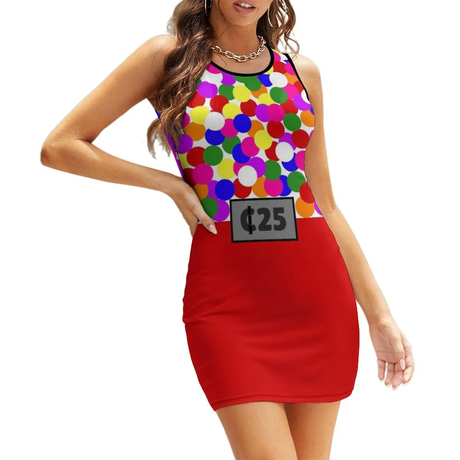 

Gumball Machine Sleeveless Sundress elegant dresses plus sizes clothing women summer 2025 Woman clothes summer women's suit