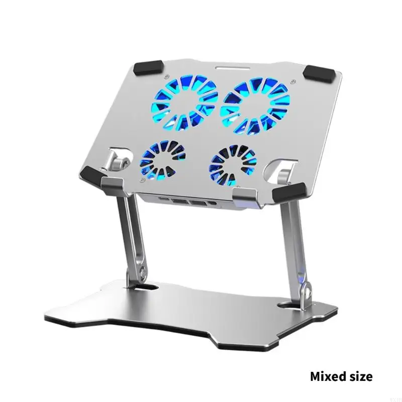 Держатель подставки для ноутбука x16 с охлаждающим вентилятором тип зарядного порта зарезервированный многофункциональный сплав