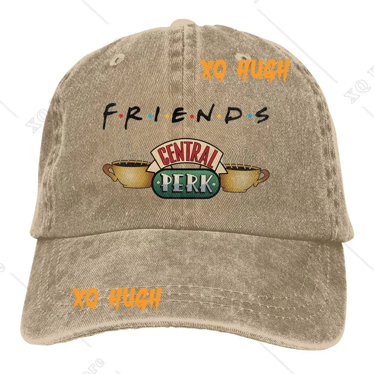 Friends Tv Show Coffee Retro Baseball Hat Cotton Outdoor Sun Protaction Caps Unisex Casual Snapback Hats