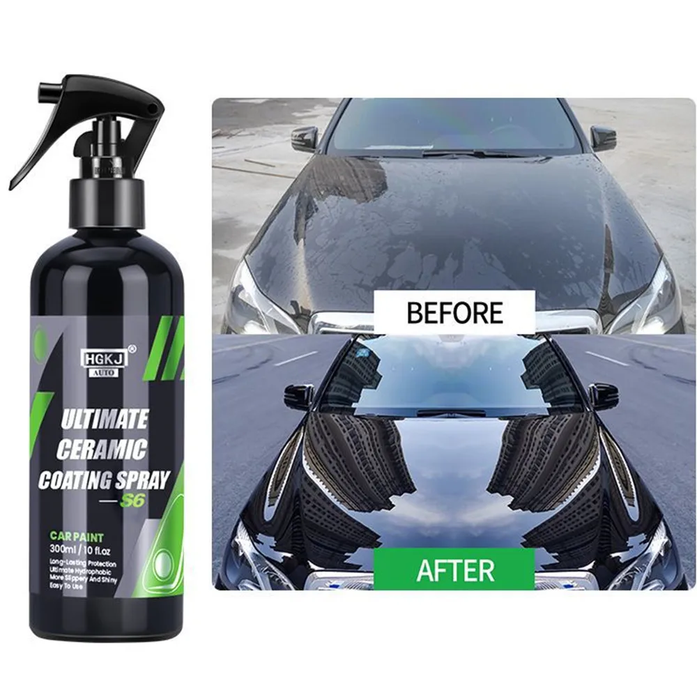 

10H Ceramic Car Coating Paint Care Nano Hydrophobic Top Quick Coat Polish Polymer Detail Protection Liquid Wax Car Care HGKJ S6