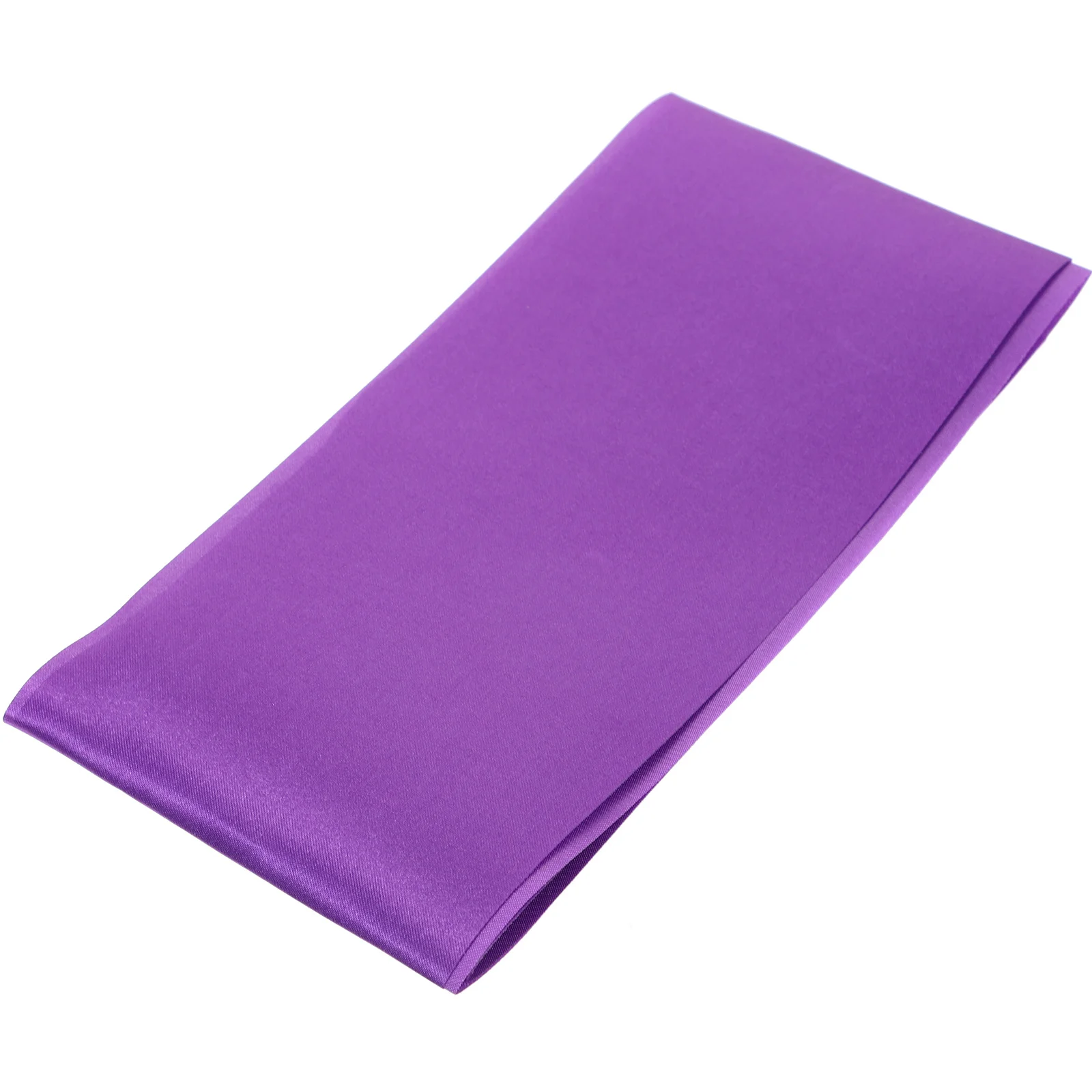 Faja de satén lisa púrpura 79x95cm DIY cumpleaños ducha despedida de soltera accesorio de fiesta personalizado faja de ducha