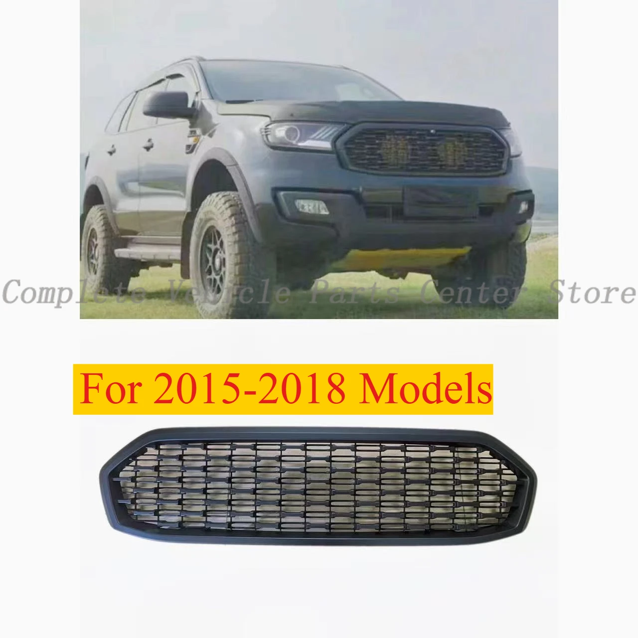 

High Quality Ford Everest Front Grille Raptor Style Mesh Grille For 2015-2018 Models