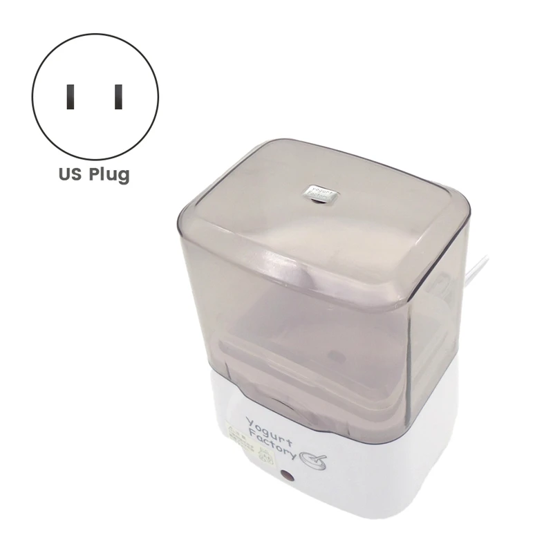Máquina automática de Yogurt para el hogar, herramienta de bricolaje para hacer yogur, vino de arroz, Natto, enchufe blanco de EE. UU.