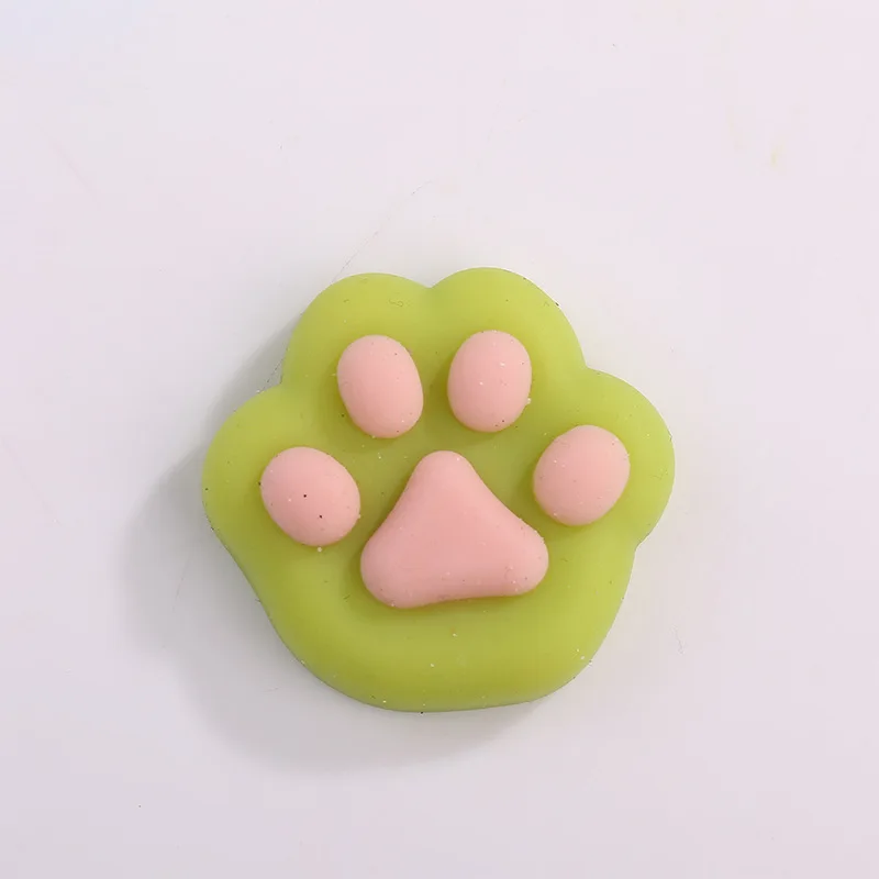 ซิลิโคน Pinch Decompression ของเล่น Plush Mini Cat Paw Squishy ของเล่นการ์ตูน Vent Decompression ยางของเล่นของเล่นใหม่ปีของขวัญ