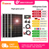 Dokio 18V 100W 200W 400W Waterproof New Rigid Solar Panel Set Controller For Home Charge 12V Car Battery Monocrystalline China