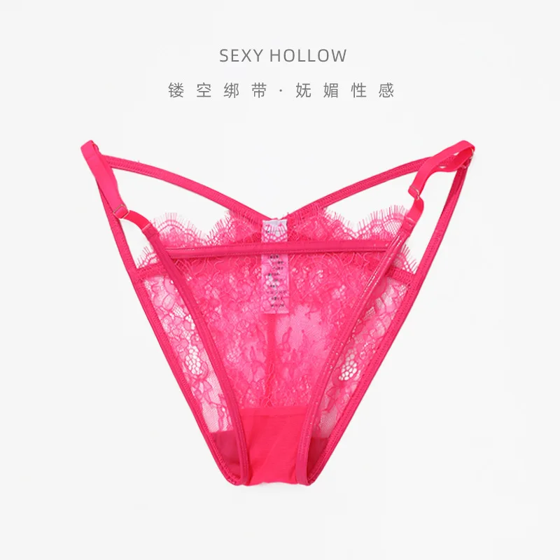 

Sexy Lace Panties Women's Triangle Panties Pure Cotton Women's Semi-Transparent Spring Low-Waist Mesh