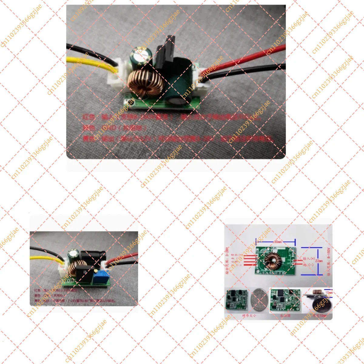 DC-DC Buck Converter 8-160V to 12V 3A, Voltage Regulated Step Down Power Supply for Battery Charger