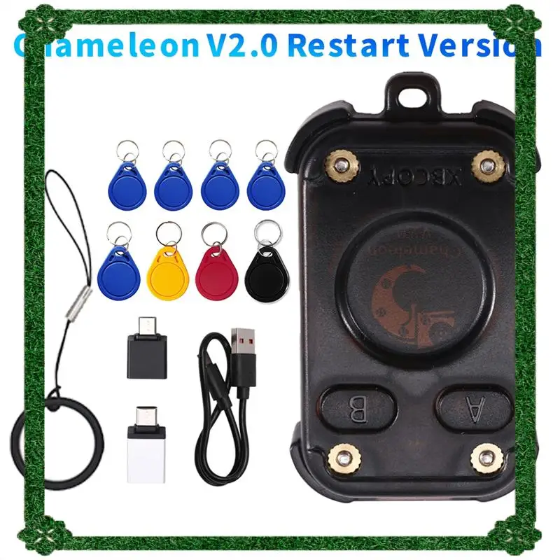 

24-Hour Delivery Chameleon V2.0 RFID Smart Chip Reader Emulator Smart Card Emulator Duplicator 4XCUID/UID Keychain ID IC Card De