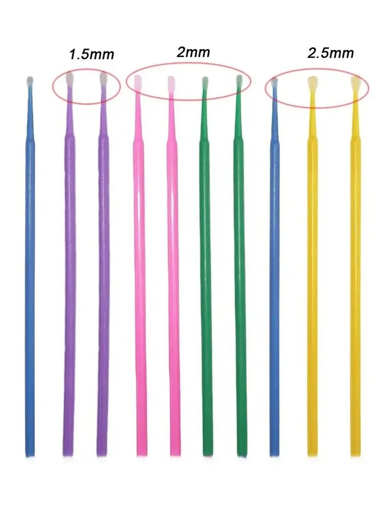 50pcs/pack Dentistry Disposable Micro Brushes Applicators Brush Teeth For Dental Application Oral Care Dentist Materials