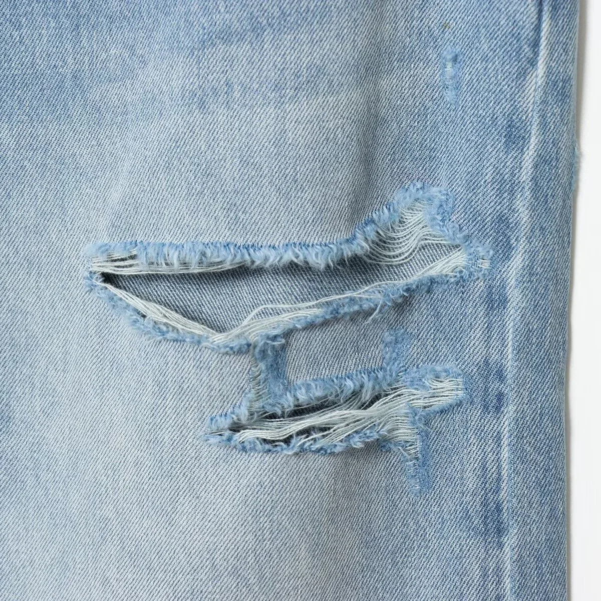 Pantalones vaqueros de pierna recta rasgados de tiro medio para mujer, pantalones informales holgados con bolsillos y cremallera, pantalones elegantes para mujer para principios de otoño