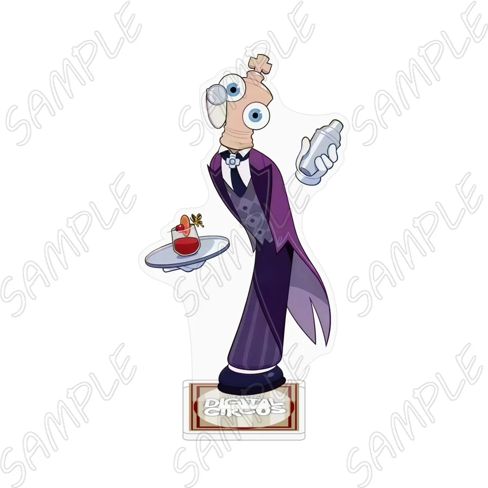 Acrylständer TADC Maid Butler Figur Pomni Jax Ragatha Gangle 15cm Niedliches Anime-Schreibtischmodell Spielzeug Geschenk Schlüsselanhänger – Detail 8