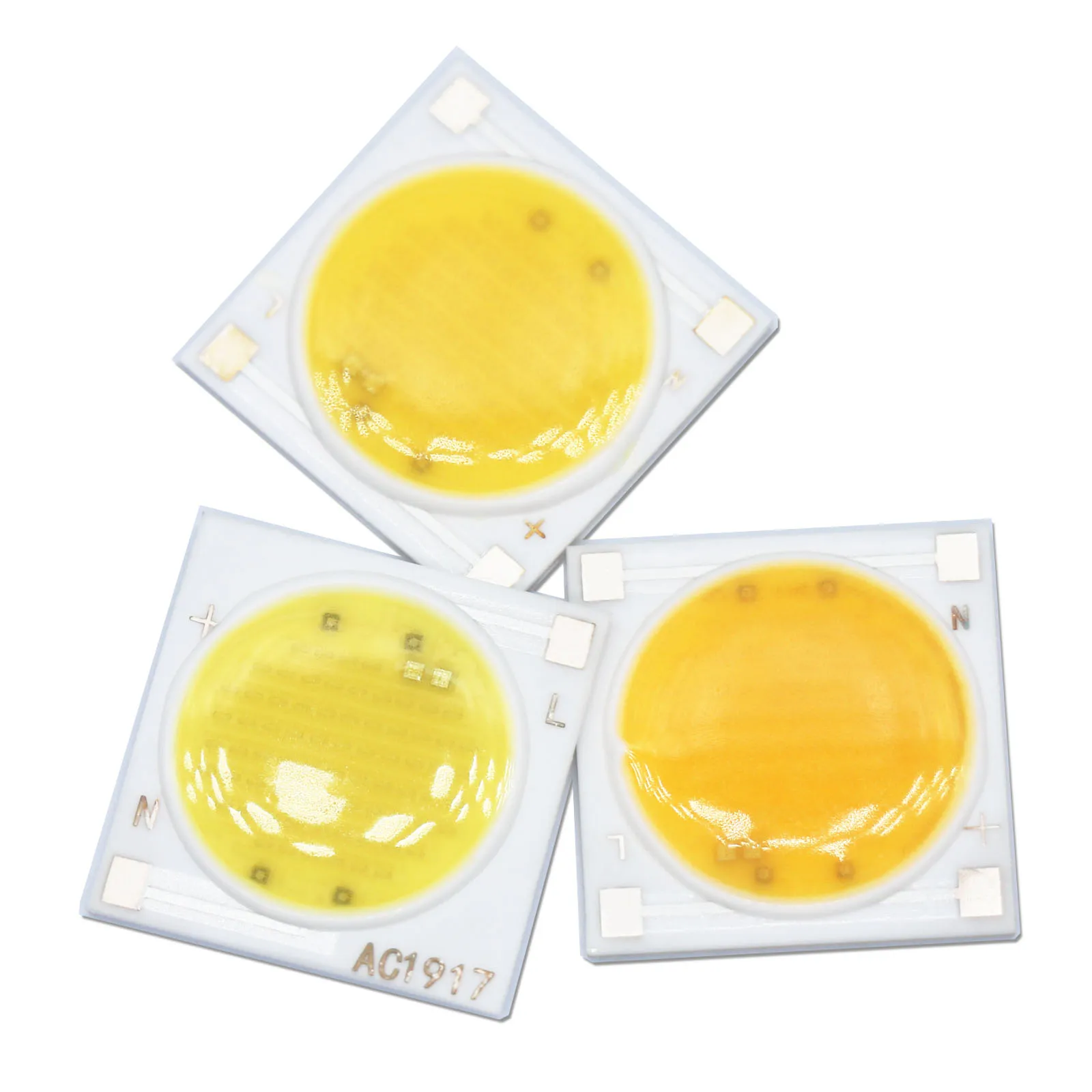 10 Stuks Ac 220V 12W 15W 20W 30W Led Bron Chip Keramische Substraat High Power Led Cob 19Mm Gloeilamp Downlight Lampen Diy