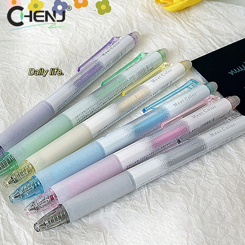 أقلام جل إبداعية قابلة للمسح ، أو ، أو لمعان ، أو أقلام ملونة ، أو حبر محايد ، أو أقلام إبر للكتابة ، أو أدوات مكتبية كورية ، أو مكتبية