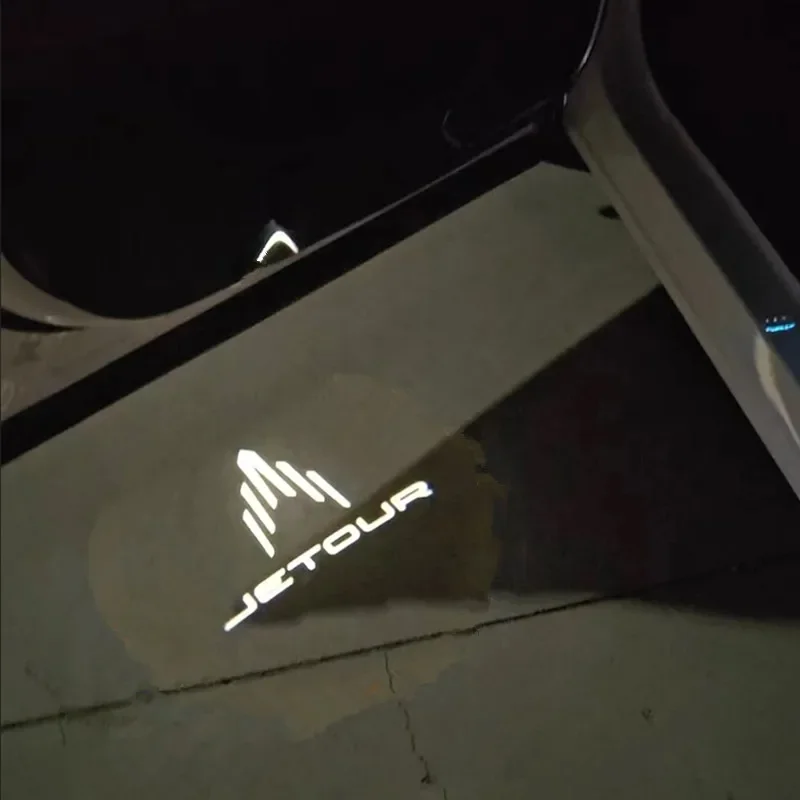 2 шт. светодиодный проектор с логотипом двери автомобиля HD Добро пожаловать свет 3D лазерный призрачный теневой свет для Jetour X70 X90 X95 Dashing Travellerr