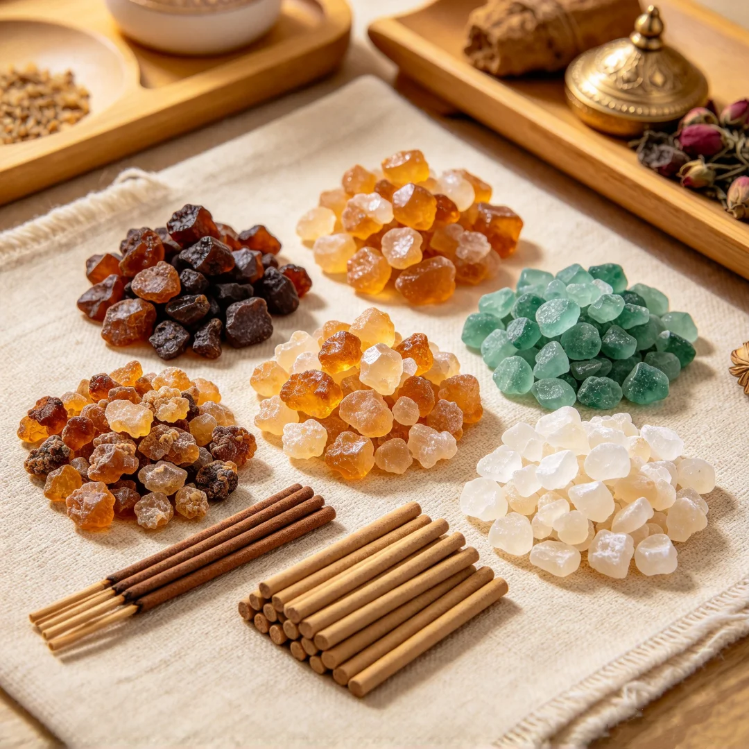Natural Resin Incense Benzoin Oman Frankincense Vinegar Frank Myrrh for Home Yoga Meditation Room Fragrance Burning Incense